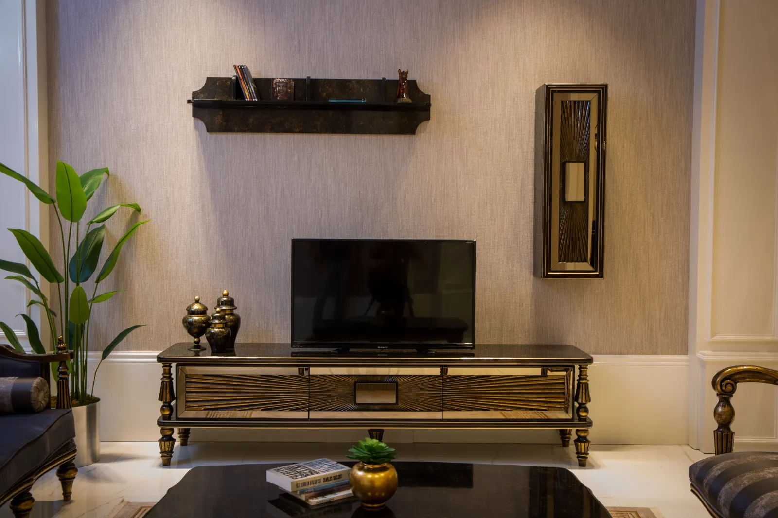 ART DECO TV ÜNİTESİ - Görsel 3