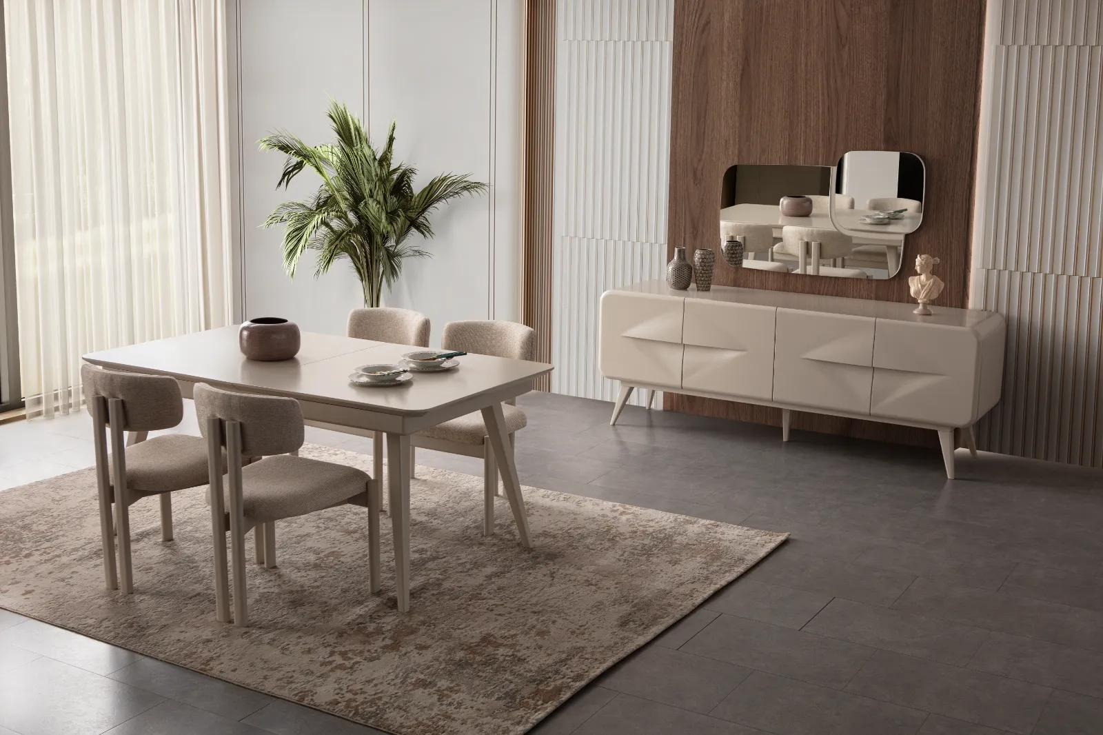 ODİN WHİTE YEMEK ODASI - Görsel 6